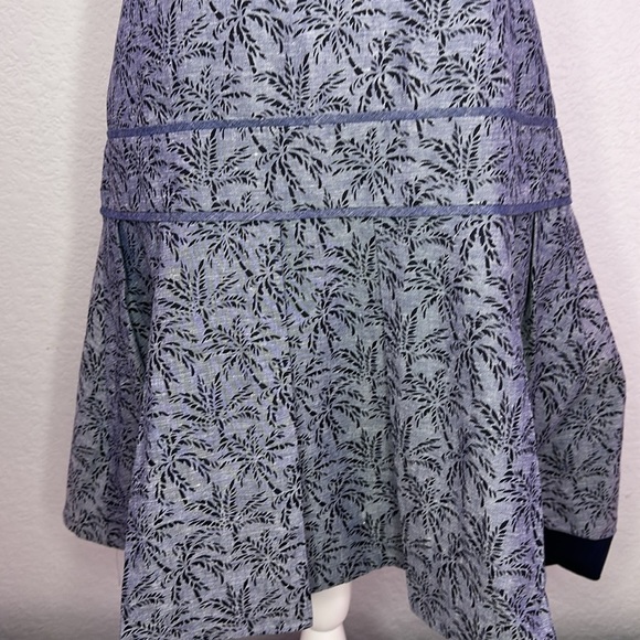 J. Crew Women’s Palm Tree Print Drop Waist Sleeveless Dress 4 - Picture 6 of 13